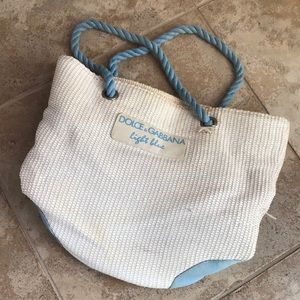 Dolce & Gabbana light blue tote bag